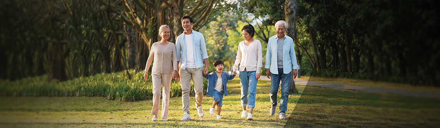 hero image of a family