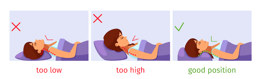 Using Proper Pillow Support 